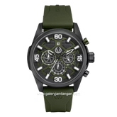 CHRIST VERRA Velocity Chrono CV 12254G-36 BLK/GRN Men's Watches Green Black Rubber Strap